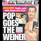 Front cover of tomorrow’s New York Post via the New York Post